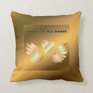 Gold Throw Pillow