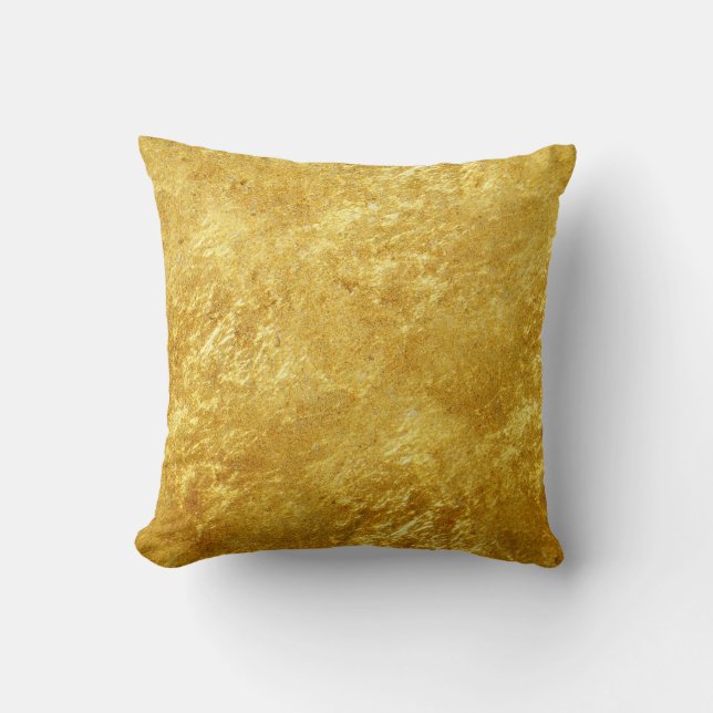 GOLD THROW PILLOW (Front)