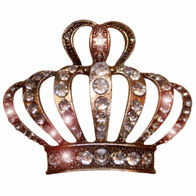 Gold Tiara Sculpture (Front)