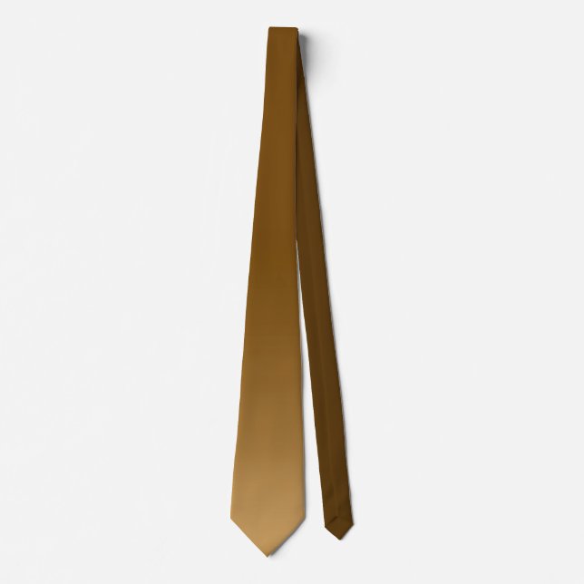 Gold Ties Simple Gold Wash Neckties Stylish Custom (Front)