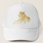 Gold Tiger Hat at Zazzle