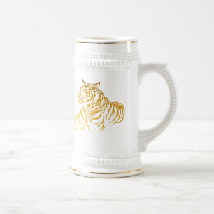 Gold Tiger Mug