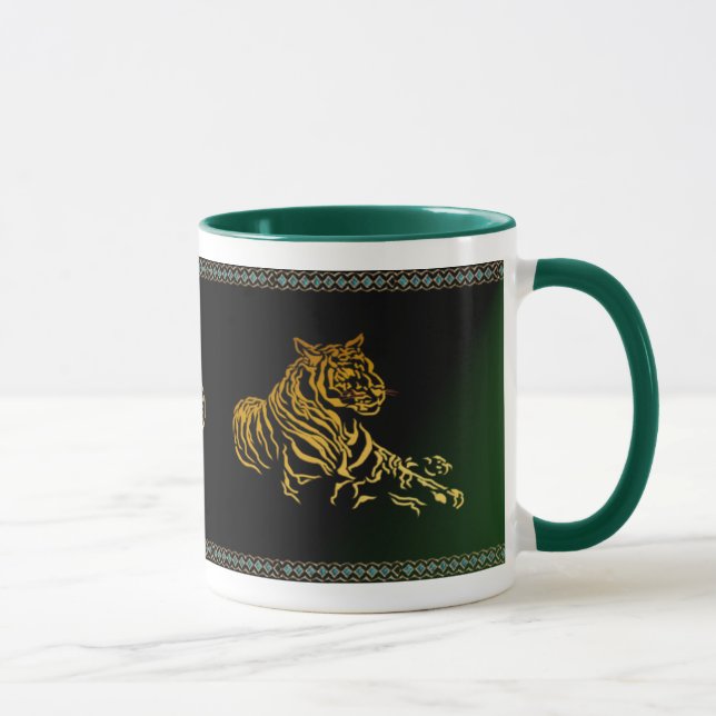 Gold Tiger Mug (Right)