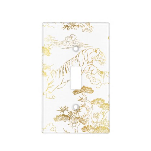 Gold Tiger Switch Cover