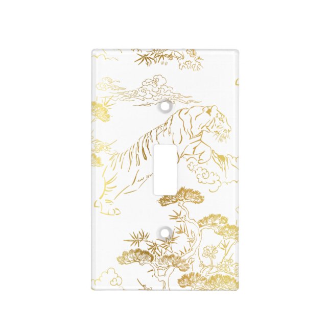 Gold Tiger Switch Cover (Front)