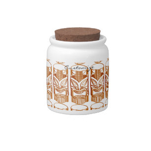 Gold Tiki Sculpture Thunder_Cove Candy Jar