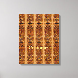 Gold Tiki Sculpture Thunder_Cove Canvas Print
