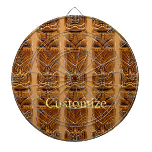 Gold Tiki Sculpture Thunder_Cove  Dart Board