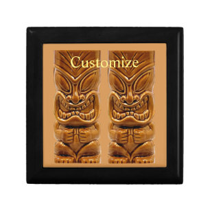 Gold Tiki Sculpture Thunder_Cove  Gift Box