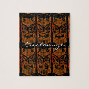 Gold Tiki Sculpture Thunder_Cove Jigsaw Puzzle