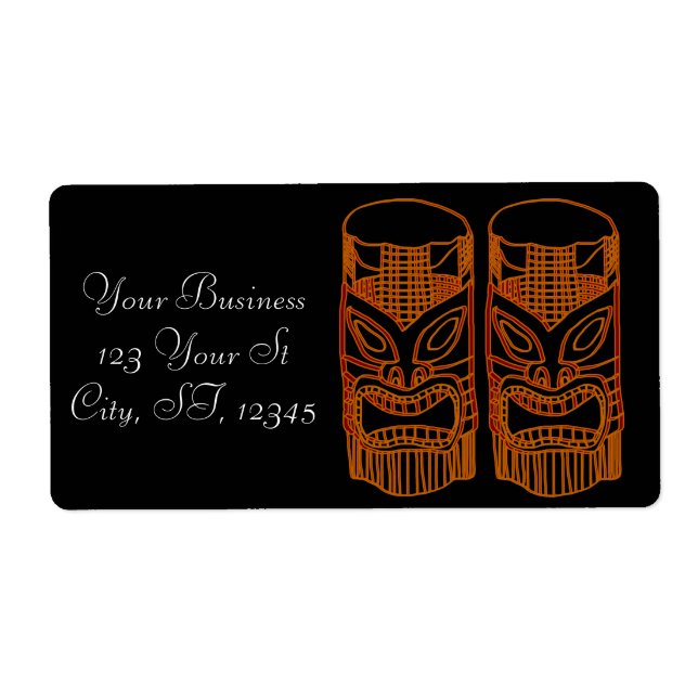Gold Tiki Sculpture Thunder_Cove Label (Front)