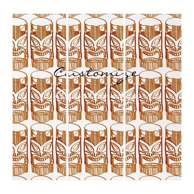 Gold Tiki Sculpture Thunder_Cove Triptych (Front)