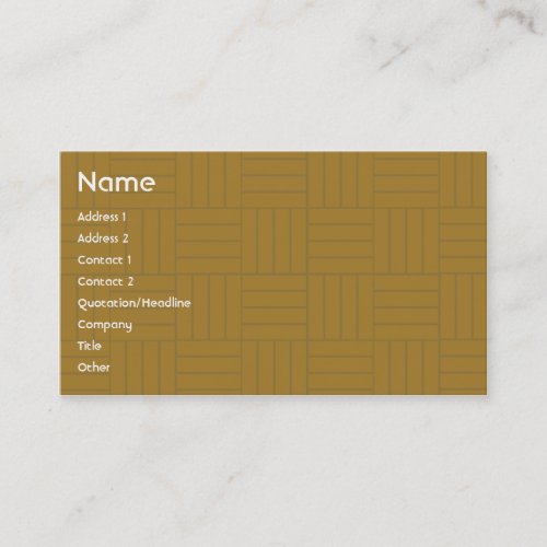 Gold Tile - Business Business Card Templates