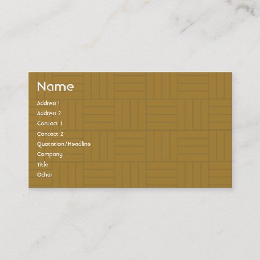 Customizable Gold Tile - Business Business Card Templates