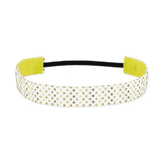 Gold Tone Polka Dot Head Band