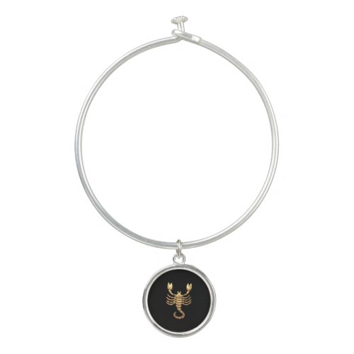 Gold Tone Scorpio Scorpion Symbol Zodiac Bracelet