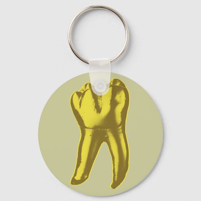 Gold Tooth Keychain (Front)
