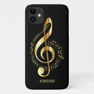 Gold Treble Clef iPhone 11 Case