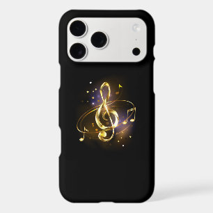Gold Treble Clef Music iPhone 17 Pro Max Case