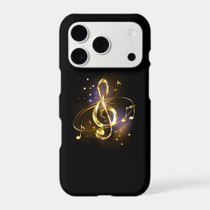 Gold Treble Clef Music iPhone 17 Pro Case