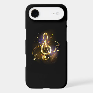 Gold Treble Clef Music iPhone 17 Air Case