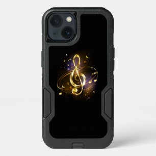 Gold Treble Clef Music iPhone 13 Case