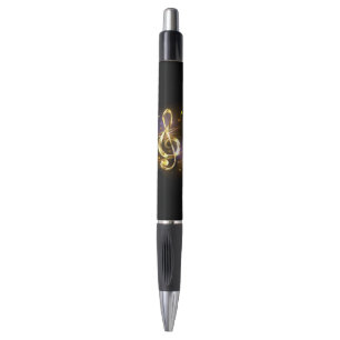Gold Treble Clef Music Pen