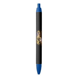 Gold Treble Clef Music Pen