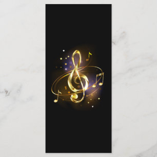 Gold Treble Clef Music Program