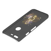 Gold Treble Clef Music Uncommon Google Pixel Case (Top)