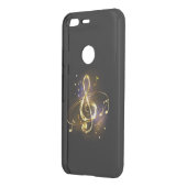 Gold Treble Clef Music Uncommon Google Pixel Case (Back/Left)