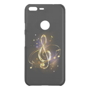 Gold Treble Clef Music Uncommon Google Pixel XL Case