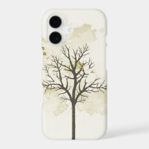 Gold tree iPhone X Case