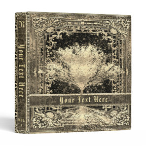 Gold Tree of Life Ancient Vintage Look  3 Ring Binder