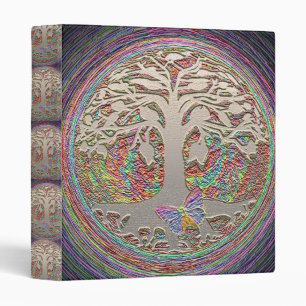 Gold Tree with Butterly Binder