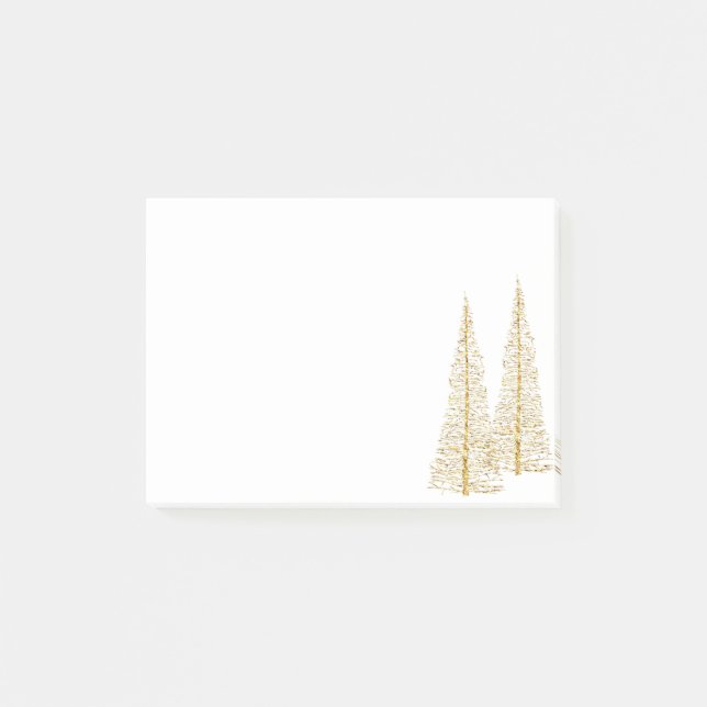 Gold Trees Post-it® Notes (Front)