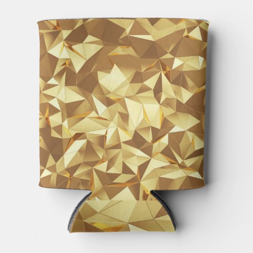 Gold Triangle Abstract Background Texture Can Cooler