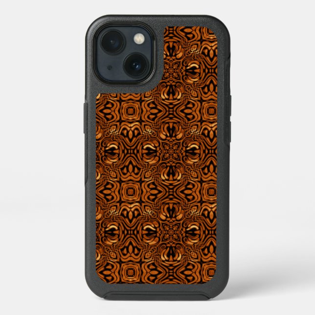Gold Tribal Pattern OtterBox iPhone Case (Back)