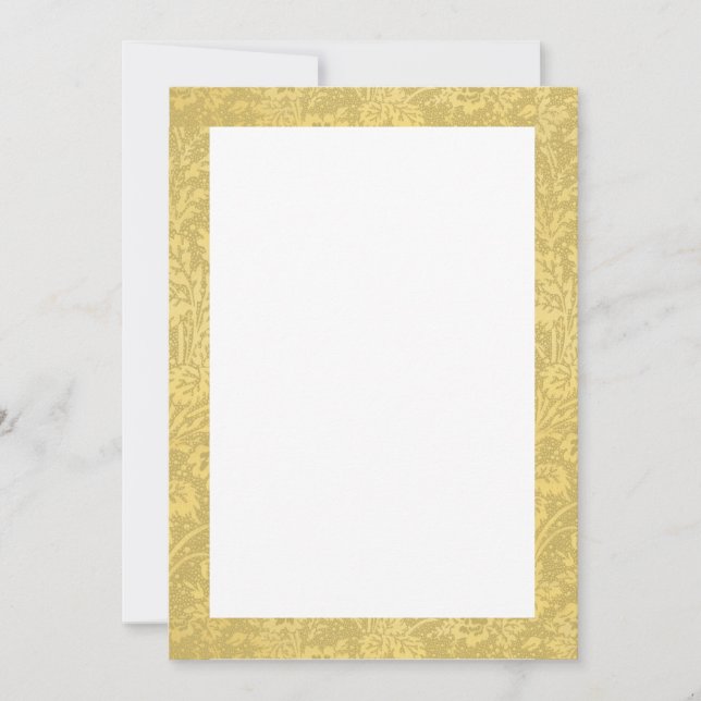 Gold trim elegant save the date (Front)