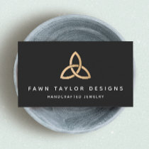 Gold Trinity Knot Celtic Symbol