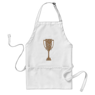 Gold TROPHY : Award Reward Celebration Adult Apron