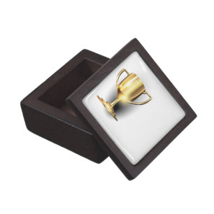 Gold Trophy Jewelry Box