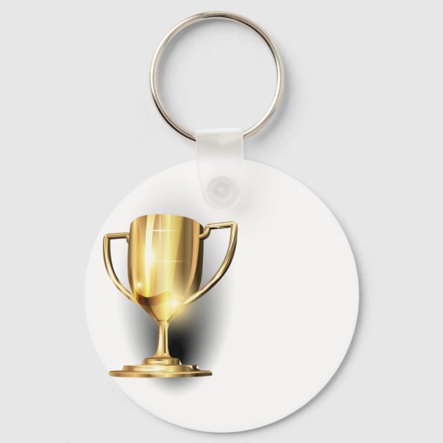 Gold Trophy Keychain (Front)