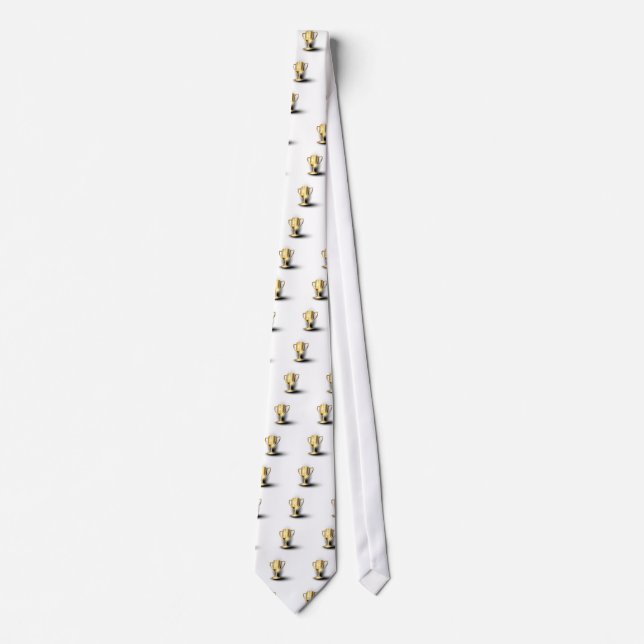 Gold Trophy Neck Tie (Front)