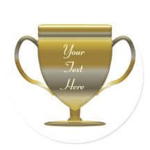 Gold Trophy Personlised