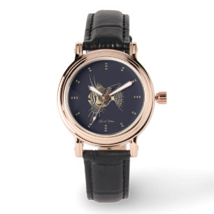 Gold Tropical Fish Luxury Watch