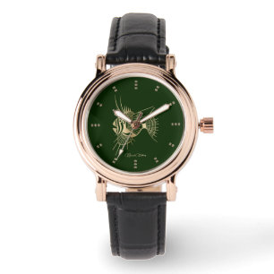 Gold Tropical Fish Luxury Watch