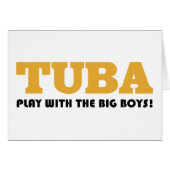 Gold Tuba Attitude Gift (Front Horizontal)