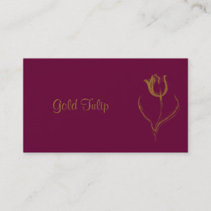 Gold Tulip Business Card