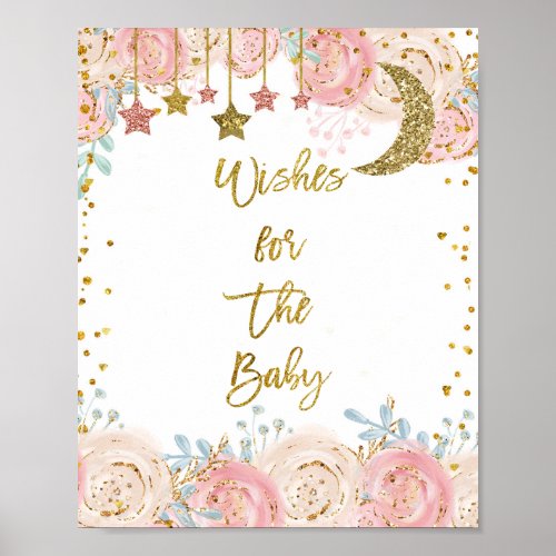 Gold twinkle twinkle star  Wishes for Baby Sign